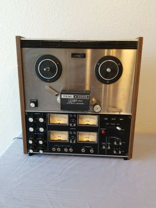 Vintage Teac A - 2340r Reel To Reel Tape Deck -