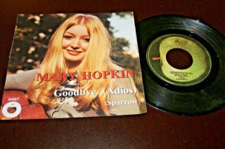 Mary Hopkin Goodbye/ Sparrow 1970 Mexico 7 " 45 Apple The Beatles