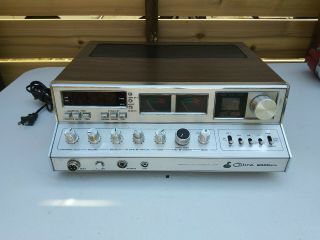 Vintage Cobra 2000 Gtl Cb Radio Base Station Powers Up