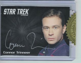 Star Trek Enterprise Quotables Autograph Card Connor Trinneer