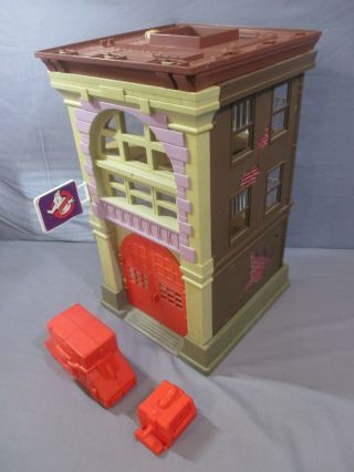 The Real Ghostbusters Firehouse Playset Vintage 1987 Fire Station Kenner