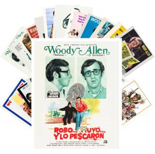 Postcards Pack [24 Cards] Woody Allen Vintage Movie Posters Cc1359