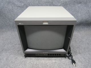 Sony Pvm - 1354q 13 " Vintage Trinitron Color Video Monitor