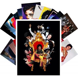 Postcards Pack [24 Cards] Michael Jackson Pop Music Star Vintage Posters Cc1256