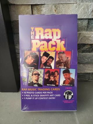 1991 The Rap Pack Music Series 1 Box Ice T Kid N Play Eazy E Jj Fad D.  O.  C