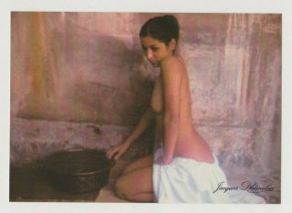 Postcard Pinup Risque Nude Girl Bathing Beauty Very Rare Vintage Postcard 11114