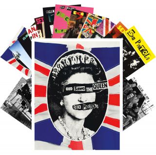 Postcards Pack [24 Cards] Sex Pistols Punk Rock Music Vintage Posters Cc1268