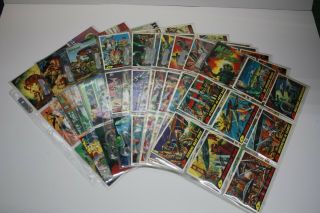 1994 Topps Mars Attack Complete Base Set 100 Cards In Plastic
