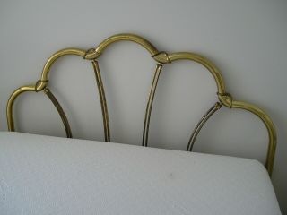 Vintage Brass Bed Queen Ornate Heavy Solid Jbross Mfg Italy Estate