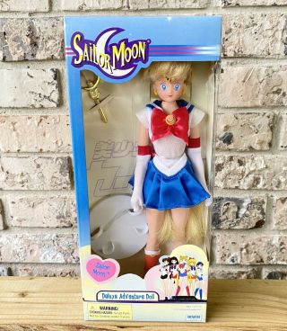 Sailor Moon Irwin Deluxe Adventure Doll 11.  5” 2000 Nib Collectible