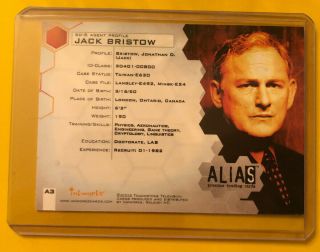 Victor Garber Jack Bistrow Alias Season 1 Inkworks Autograph Card Auto A3 Signed 2