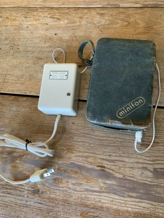 Very Cool Vintage Minifon Protona Spy Wire Recorder
