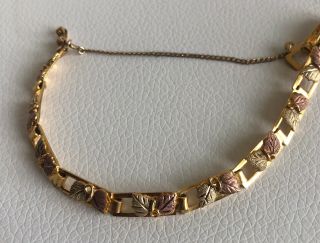 Vintage 10k Gold Bracelet,  7.  79 Grams,  Scrap Or Wear