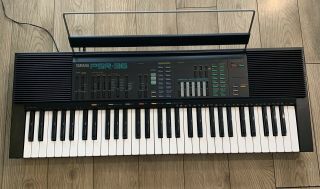 Vintage Yamaha Psr 36 Midi Fm Synthesizer Keyboard Soundblaster Synth 61 Keys