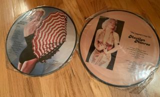 Vintage Marilyn Monroe Lps Records Picture Discs The Legend Lives On Lp Set Of 2