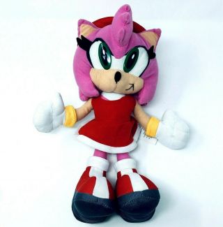 Sega Sonic The Hedgehog Amy Rose 14” Plush By Toy Network