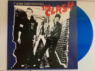 The Clash,  1st Album Demos Remastered,  Blue Vinly Lp