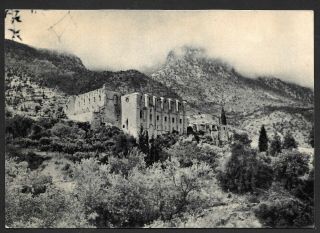 Vintage Bellapais Abbey Colour Postcard Un Kyrenia Cyprus