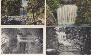 4 Vintage Postcards - Minnehaha Falls Minneapolis Minnesota Mn - 1909 To 1940s