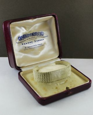 Unique Vintage Ulysse Nardin Men’s Wristwatch Box