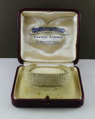 Unique Vintage ULYSSE NARDIN Men’s Wristwatch BOX 2