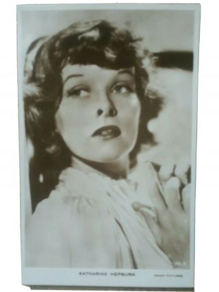 Vintage Katharine Hepburn Radio Pictures Postcard