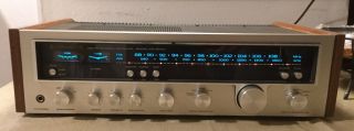 Look Vintage Kenwood Kr - 5600 Am/fm Stereo Receiver Tuner Amplifier Woodgrain