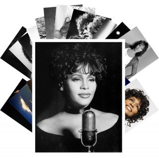 Postcards Pack [24 Cards] Whitney Houston Pop Music Vintage Posters Cc1241