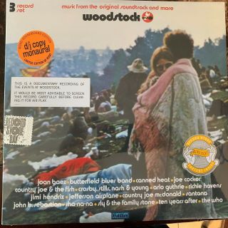 Woodstock,  Usa 2019 Record Store Day Edition 3 X Lp Ltd Factory Monoaural