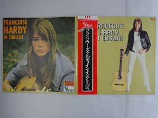 Francoise Hardy In English Disques Vogue Yx - 8008 Japan Vinyl Lp Obi