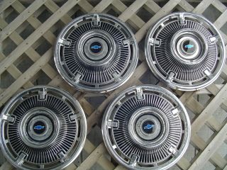 1965 Chevrolet Chevy Belair Impala Biscayne Nomad Hubcaps Wheel Covers Vintage