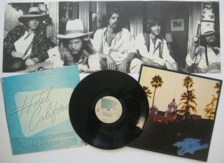 Eagles Hotel California Gatefold Asylum Csm Promo 1976 Vinyl Lp 7e - 1084 W Poster