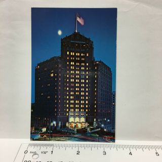 Postcard California San Francisco Mark Hopkins Hotel Night Ca Vintage