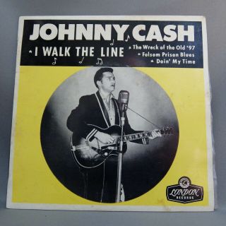 Johnny Cash - I Walk The Line (london Eza 7515) Aussie 60s Ep