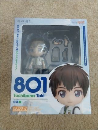 Nendoroid 801 Your Name Taki Tachibana Figure Good Smile (100 Authentic)