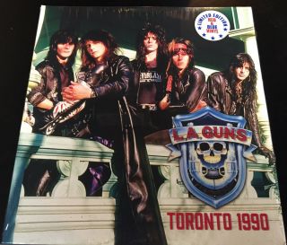 L.  A.  Guns Toronto 1990 Limited Edition Red & Blue Vinyl Set (phil Lewis Tracii)
