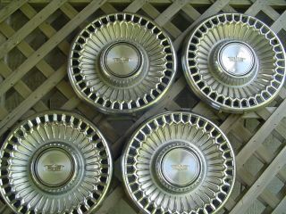 1977 1978 1979 Chevy Chevrolet Impala Caprice Hubcaps Wheel Covers Vintage