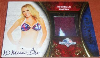 Benchwarmer America The - Michelle Baena - Auto.  Swatch Card 2/5