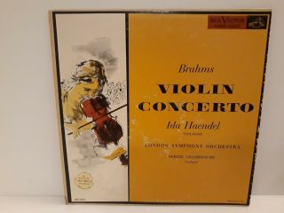 Ida Haendel Brahms Violin Concerto 180g Lp London Symphony Celibidache Rca 1s/1s