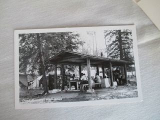 Vintage Rp Postcard,  " Camp Kitchen Wasagaming Manitoba ".