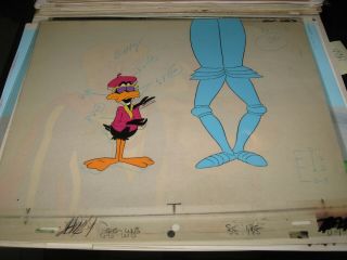 Porky Pig And Daffy Duck Meet The Groovie Goolies Production Cel
