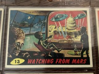 1962 Mars Attacks Trading Card 13