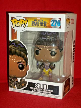 Shuri Black Panther Funko Pop 276 Marvel Movie Box Issues T 