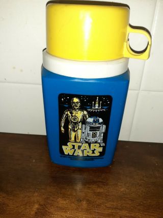 Star Wars Lunch Box Thermos Thermos Only Yellow Cup Version 1977