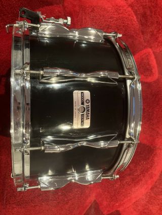 Yamaha Sd980 - Rp Recording Custom 8x14 Snare Drum Black Vintage 80’s