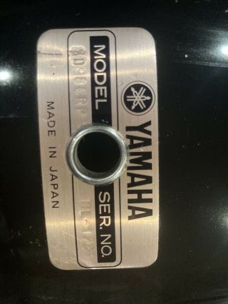 Yamaha SD980 - RP Recording Custom 8x14 Snare Drum Black Vintage 80’s 2