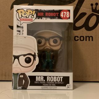 Funko Pop Television Mr.  Robot 478 Mr.  Robot Vaulted Ships W/protector