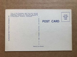 Vintage Linen Postcard T C I Ry Co.  Tin Plate Mills,  Birmingham - Fairfield MA 2