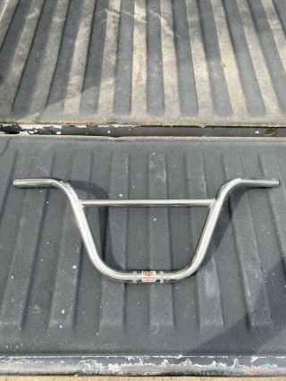 Vintage Mongoose Stainless Handlebars Ss Supergoose Motomag Old Bmx 1980’s