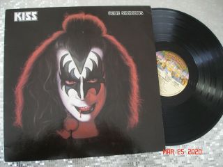Kiss Gene Simmons " Solo " Vintage 1978 German Lp Casablanca ‎6399 084 W/zz Logo